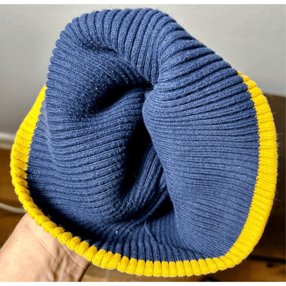 Vintage Georgia Tech Yellow Jackets The Game Blue & Gold Beanie - Picture 6 of 8